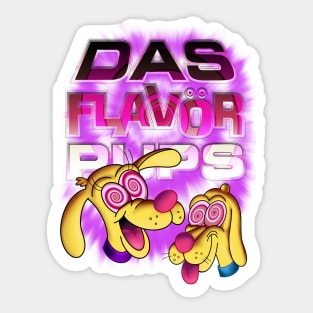 Das Flavor Pups - pschedelic version Sticker